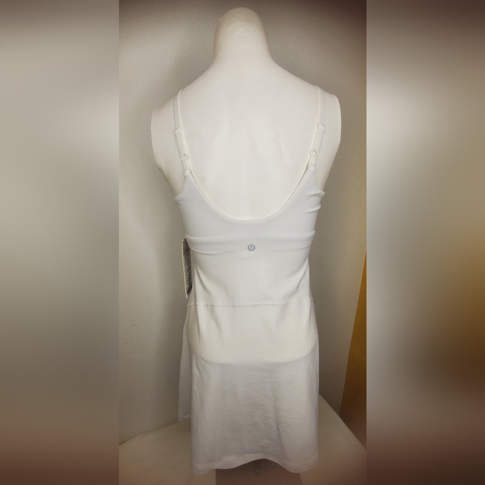 NWT Lululemon Size 6 Align In White High-neck Dress - Picture 1 of 6